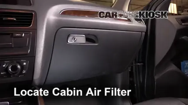 2011 Audi Q5 Premium Plus 2.0L 4 Cyl. Turbo Filtre à air (intérieur) Changement